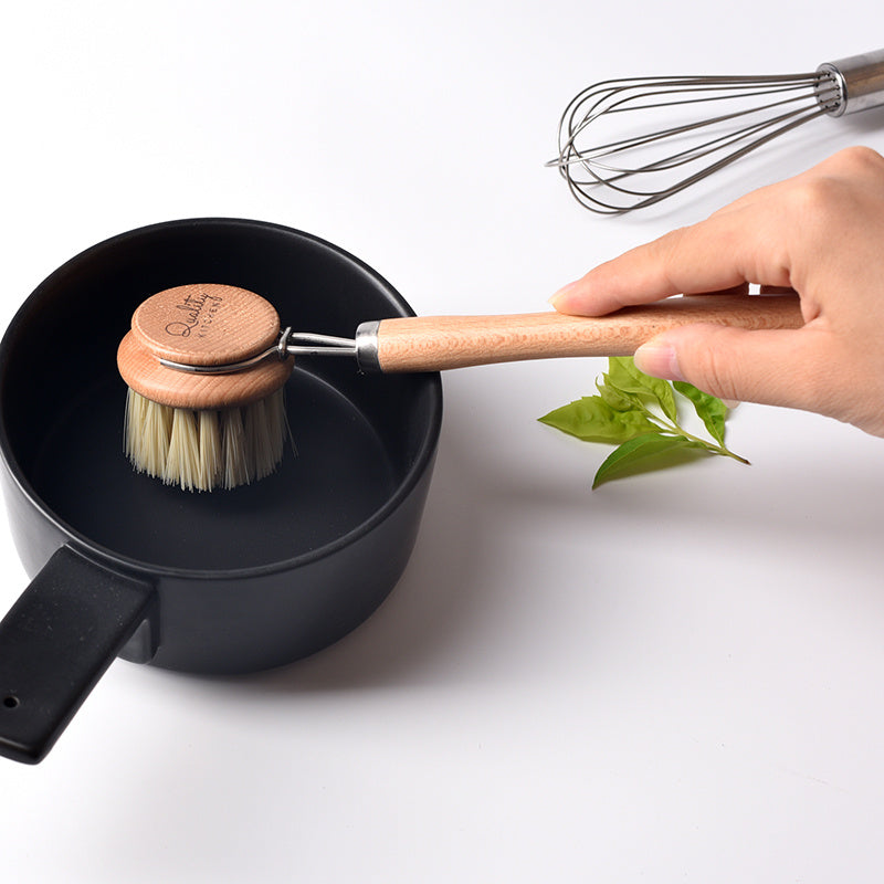 Wooden Handle Pot Brush – Eco-Friendly Cleaning Brush
