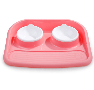 Eco-Friendly Dual-Purpose Pet Bowl - Non-Slip, Anti-Knock Design For Hassle-Free Feeding And Hydration