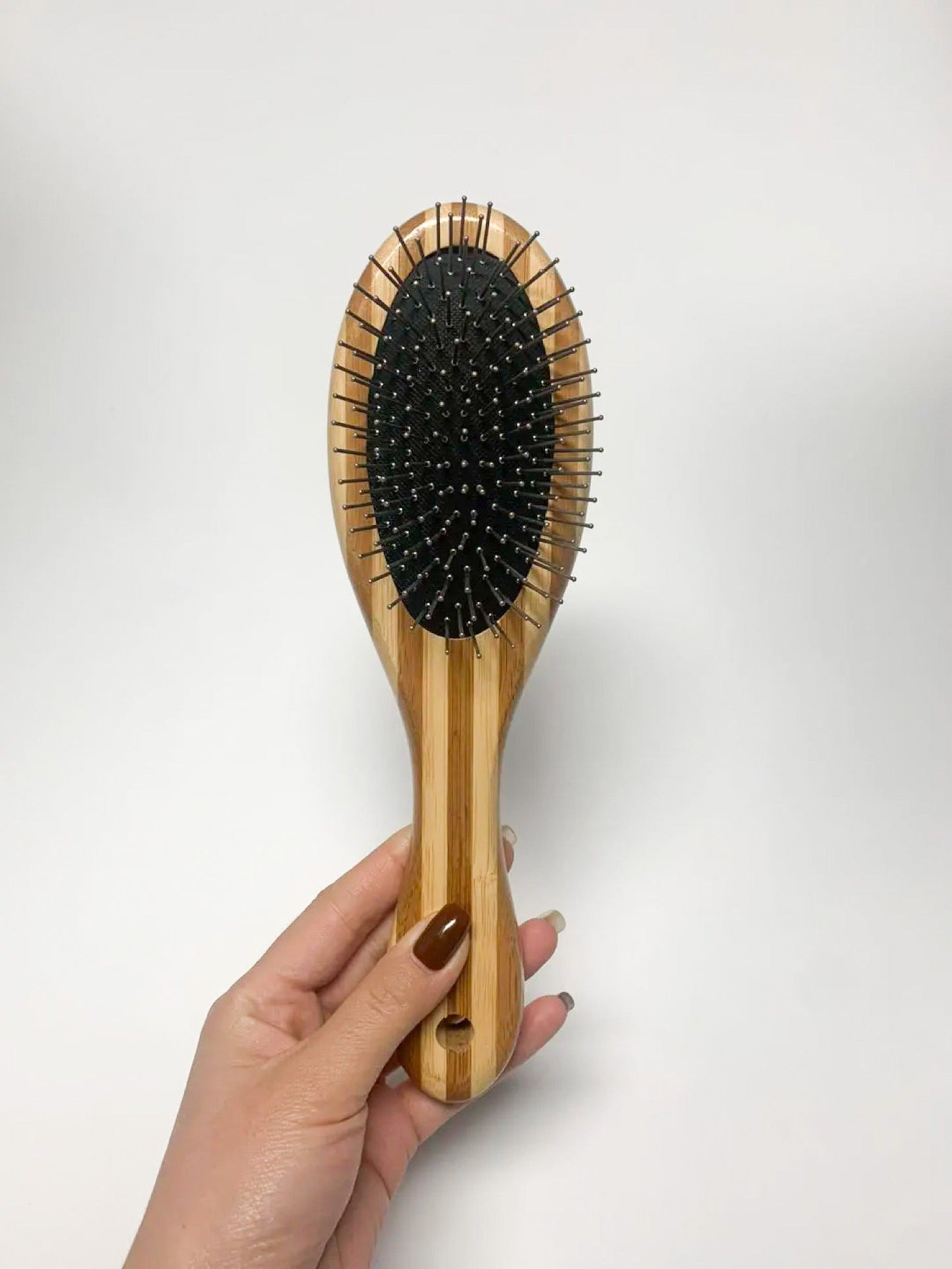Bamboo Pet Brush with Sisal and Steel Bristles – Eco-Friendly Grooming